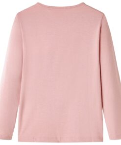 Kindershirt met lange mouwen 116 lichtroze