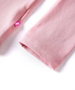 Kindershirt met lange mouwen 116 lichtroze