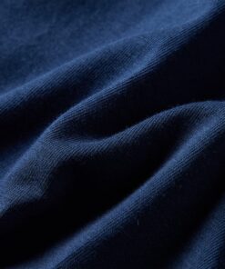 Kindershirt met lange mouwen 116 marineblauw
