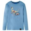 Kindershirt met lange mouwen 116 medium blauw