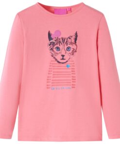 Kindershirt met lange mouwen 116 roze