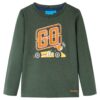 Kindershirt met lange mouwen 128 donkergroen