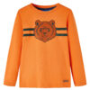 Kindershirt met lange mouwen 128 donkeroranje