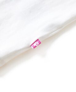 Kindershirt met lange mouwen 128 ecrukleurig