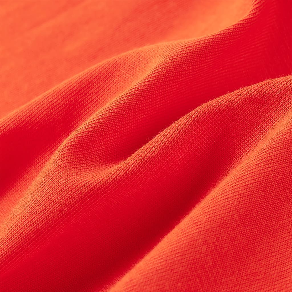 Kindershirt met lange mouwen 128 feloranje - Image 7