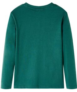 Kindershirt met lange mouwen 128 groen