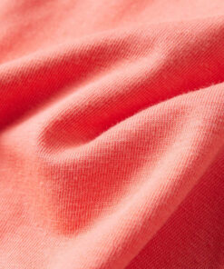 Kindershirt met lange mouwen 128 koraalkleurig