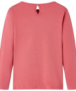 Kindershirt met lange mouwen 128 oudroze