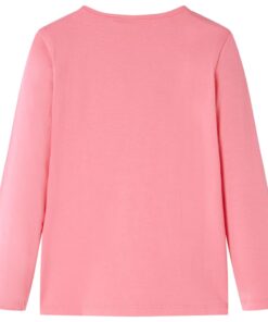 Kindershirt met lange mouwen 128 roze