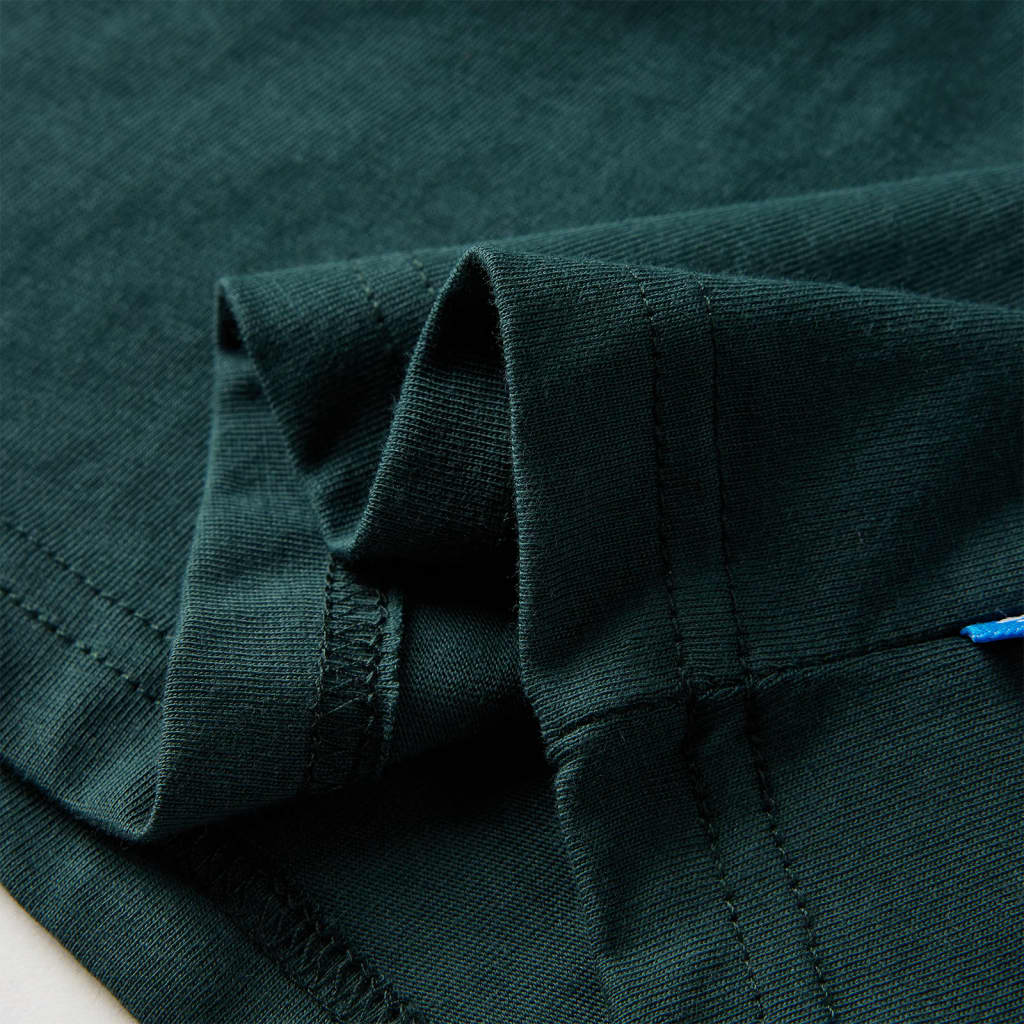 Kindershirt met lange mouwen 140 donkergroen - Image 6