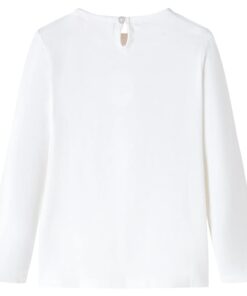 Kindershirt met lange mouwen 140 ecru