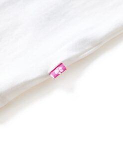 Kindershirt met lange mouwen 140 ecrukleurig