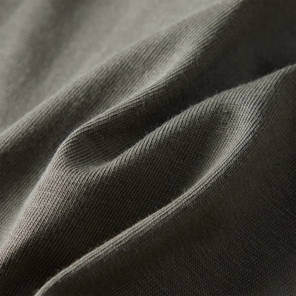 Kindershirt met lange mouwen 140 kakikleurig - Image 7