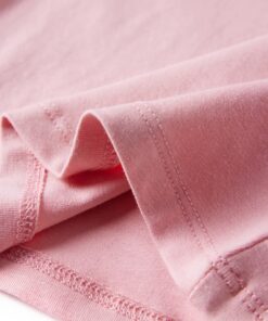 Kindershirt met lange mouwen 140 lichtroze