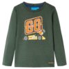 Kindershirt met lange mouwen 92 donkergroen