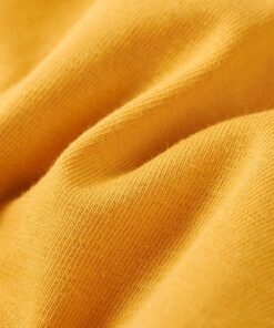 Kindershirt met lange mouwen 92 donkerokerkleurig