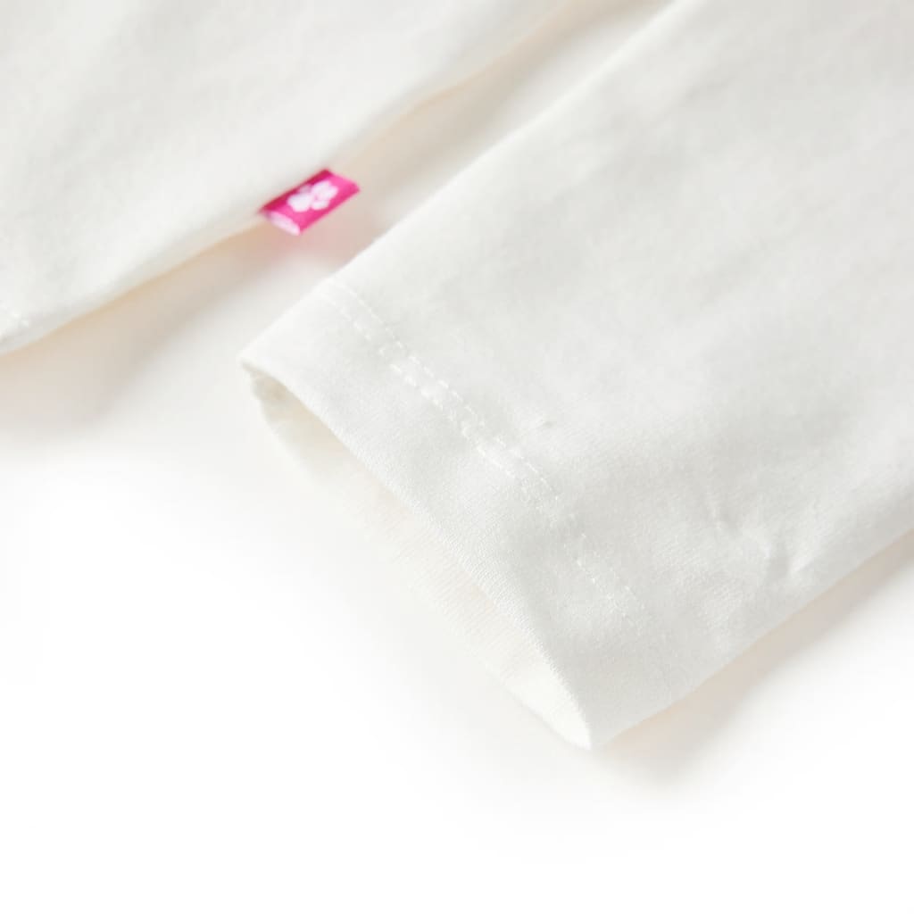 Kindershirt met lange mouwen 92 ecru - Image 5