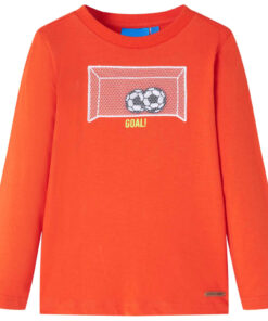 Kindershirt met lange mouwen 92 feloranje