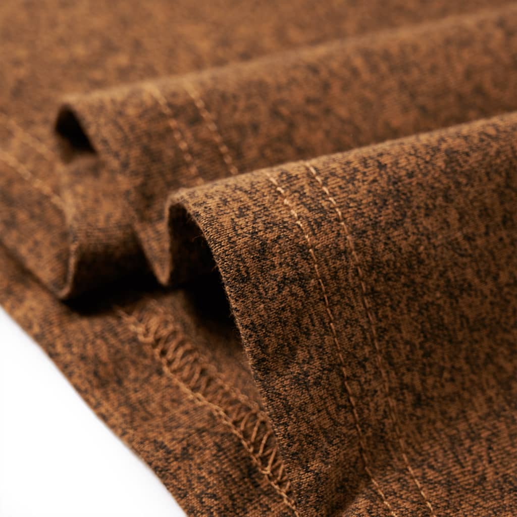 Kindershirt met lange mouwen 92 gemêleerd cognackleur - Image 6