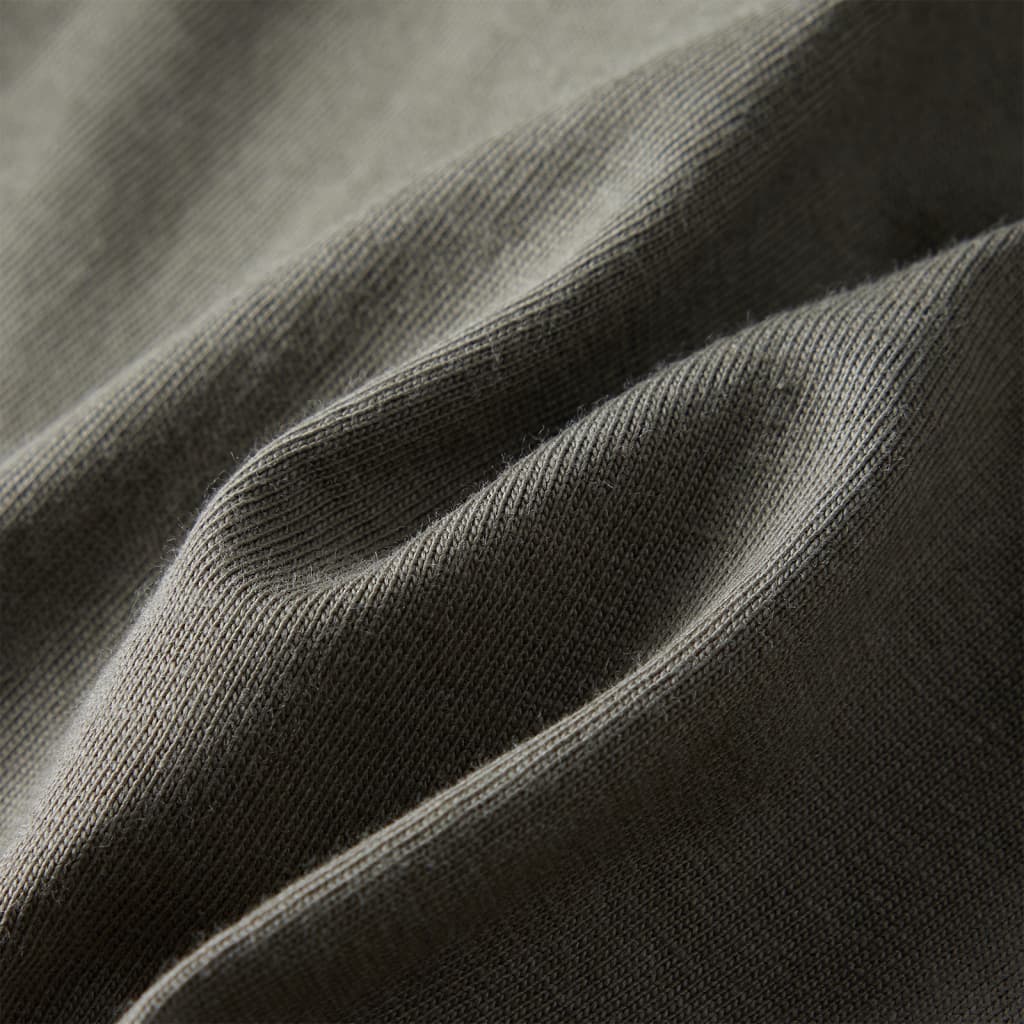 Kindershirt met lange mouwen 92 kakikleurig - Image 7