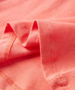 Kindershirt met lange mouwen 92 koraalkleurig