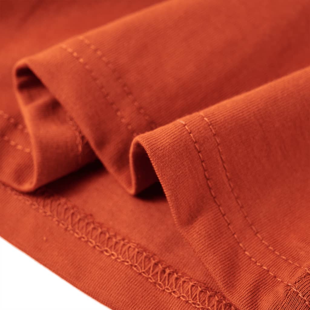 Kindershirt met lange mouwen 92 lichtroestkleurig - Image 6