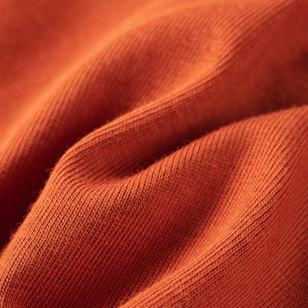 Kindershirt met lange mouwen 92 lichtroestkleurig - Image 7