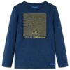 Kindershirt met lange mouwen 92 marineblauw