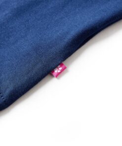 Kindershirt met lange mouwen 92 marineblauw