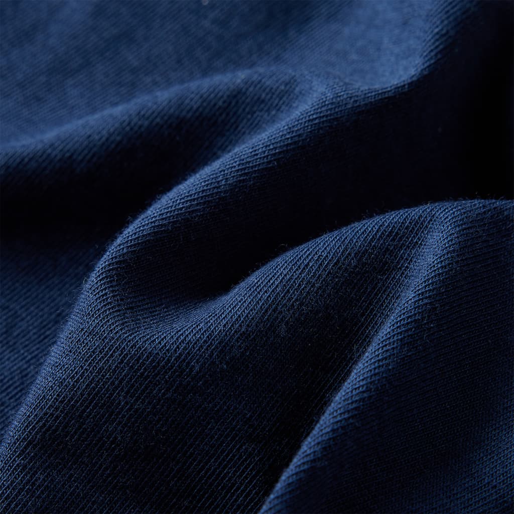 Kindershirt met lange mouwen 92 marineblauw - Image 7