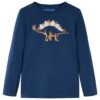 Kindershirt met lange mouwen 92 marineblauw