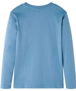 Kindershirt met lange mouwen 92 medium blauw