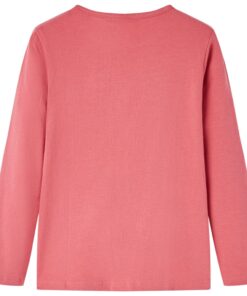 Kindershirt met lange mouwen 92 oudroze