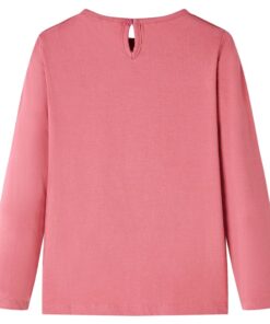 Kindershirt met lange mouwen 92 oudroze