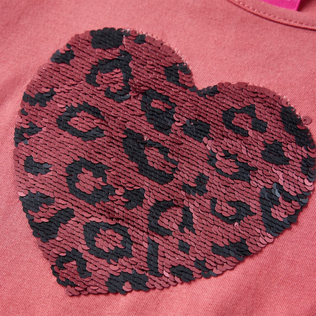 Kindershirt met lange mouwen 92 oudroze - Image 4