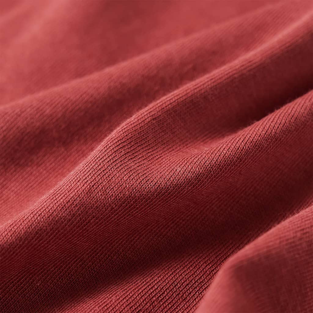 Kindershirt met lange mouwen 92 roodbruin - Image 7