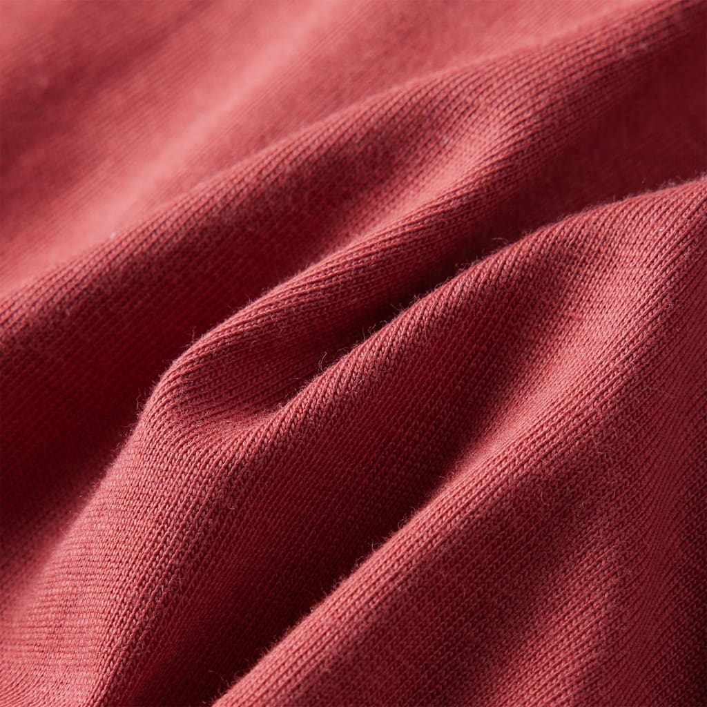 Kindershirt met lange mouwen 92 roodbruin - Image 7