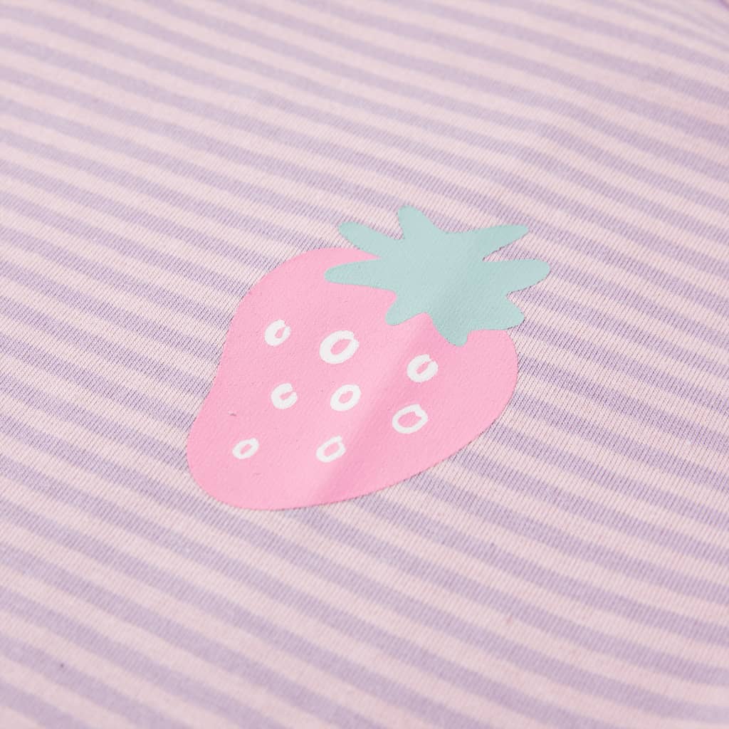 Kindershirt met mouwen met ruches 116 lila - Image 4