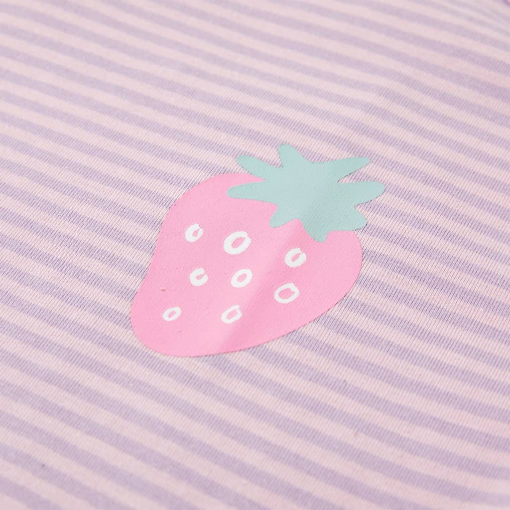 Kindershirt met mouwen met ruches 92 lila - Image 4