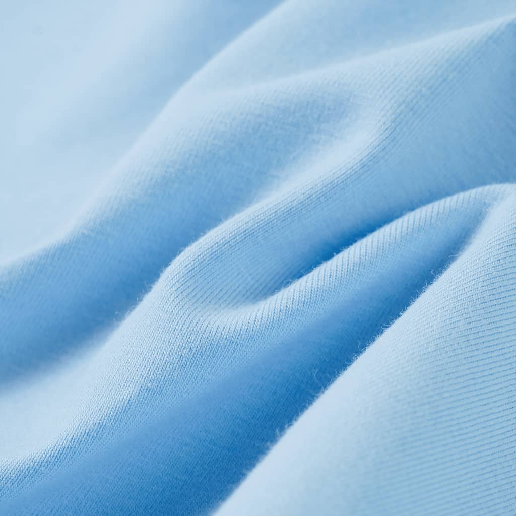 Kindershirt met ruches aan de mouwen 104 lichtblauw - Image 7