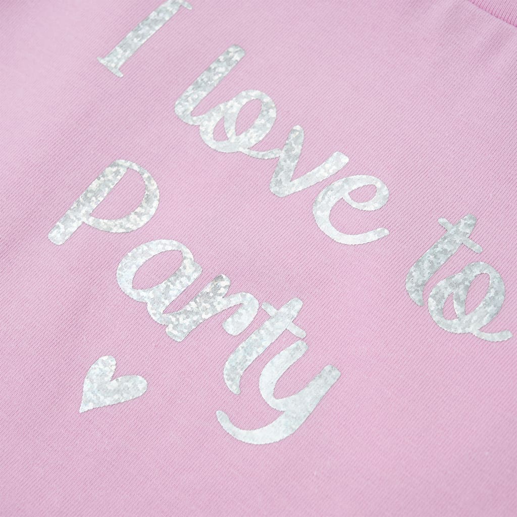 Kindershirt met ruches aan de mouwen 116 lila - Image 5