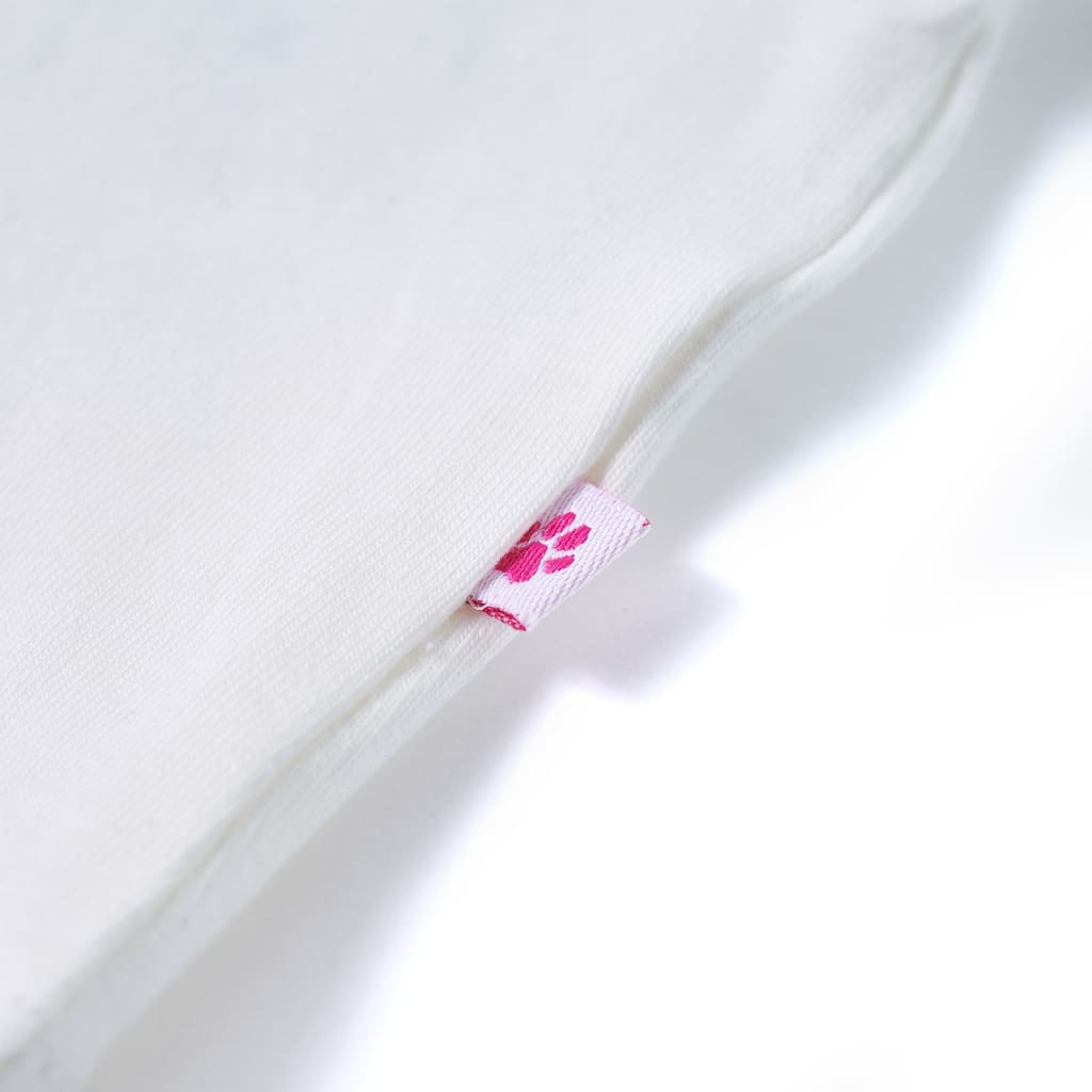 Kindershirt met ruches aan de mouwen 128 ecru - Image 6