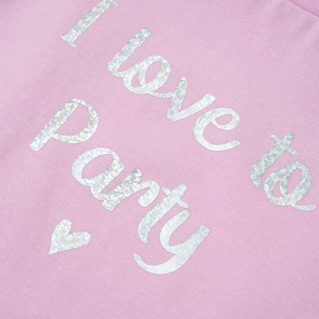 Kindershirt met ruches aan de mouwen 140 lila - Image 5