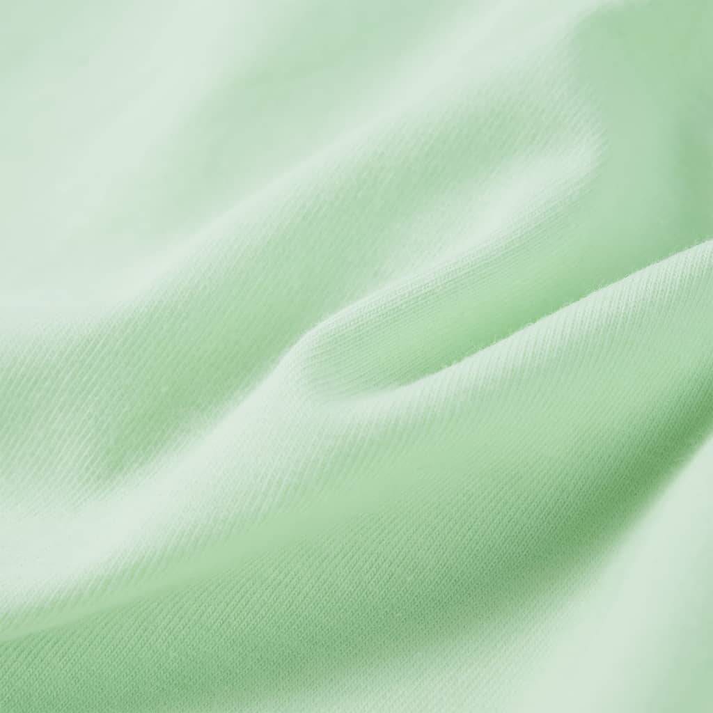 Kindershirt met ruches aan de mouwen 140 zachtgroen - Image 7