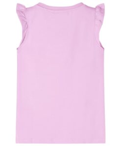 Kindershirt met ruches aan de mouwen 92 lila