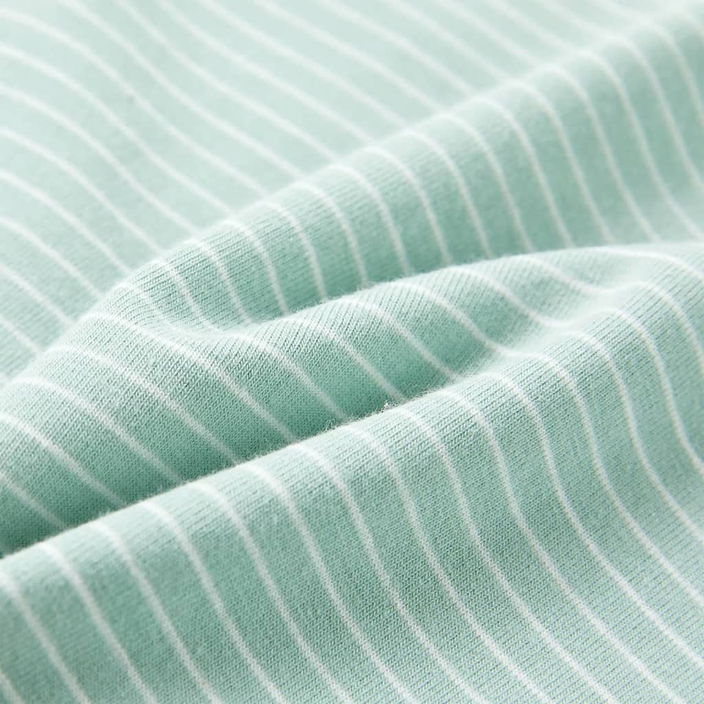 Kindershirt met strepen 92 lichtmint - Image 7