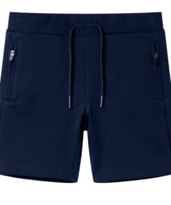 Kindershort 104 marineblauw
