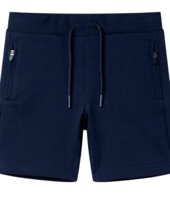 Kindershort 116 marineblauw