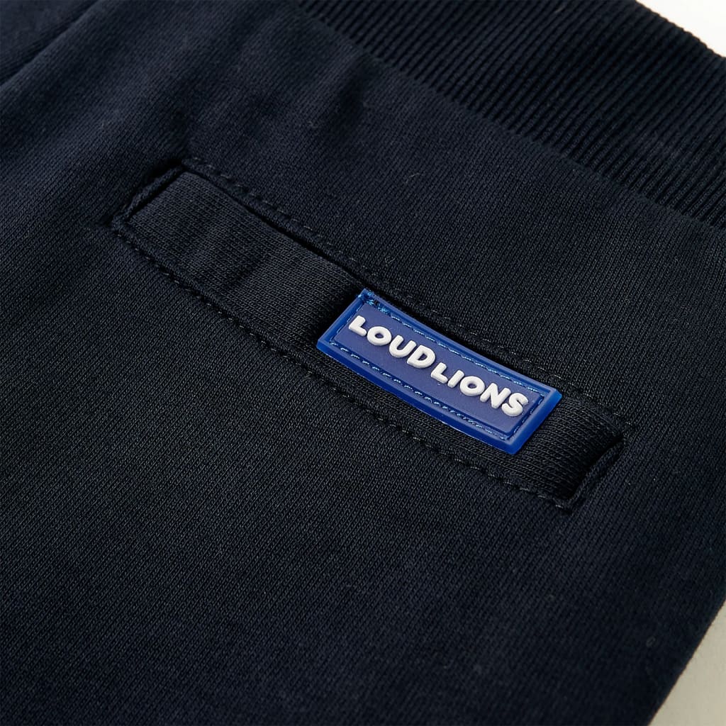 Kindershort 140 marineblauw