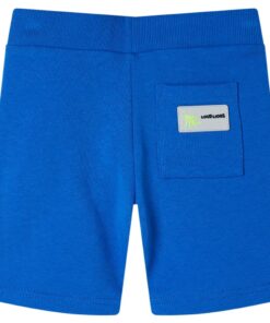 Kindershort met trekkoord 116 blauw